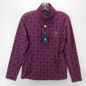 William Murray Shirt Small Golf 1/4 Zip Pullover Comfort Easy Care NEW